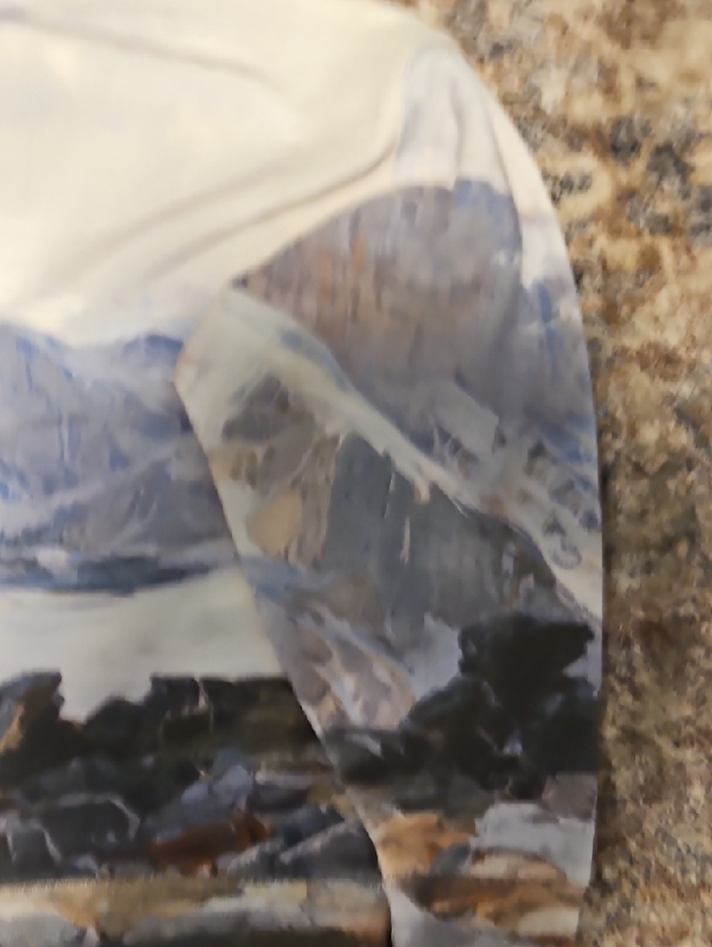 Kith Limited Pastel Mountain Landscape Crewneck Sweater S. M Oversized Fit - Picture 8 of 15